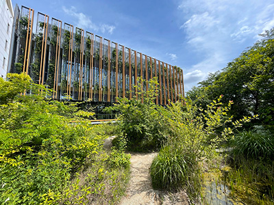 つくば再生の里とグリーンオフィス棟