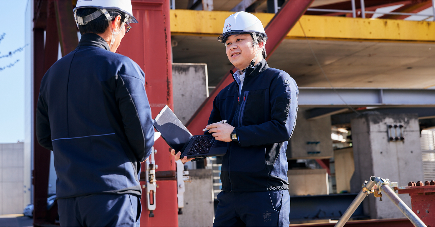 INTERVIEW 01 技術研究所社会基盤再生部 K.M